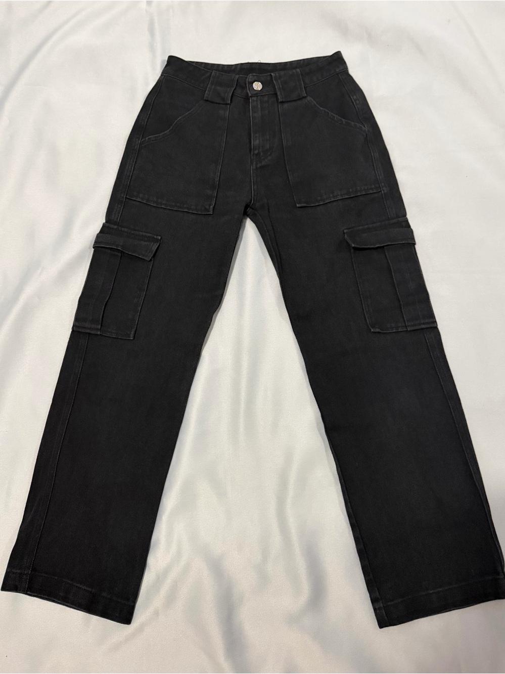 White Fox Boutique Black Women's Cargo Pants